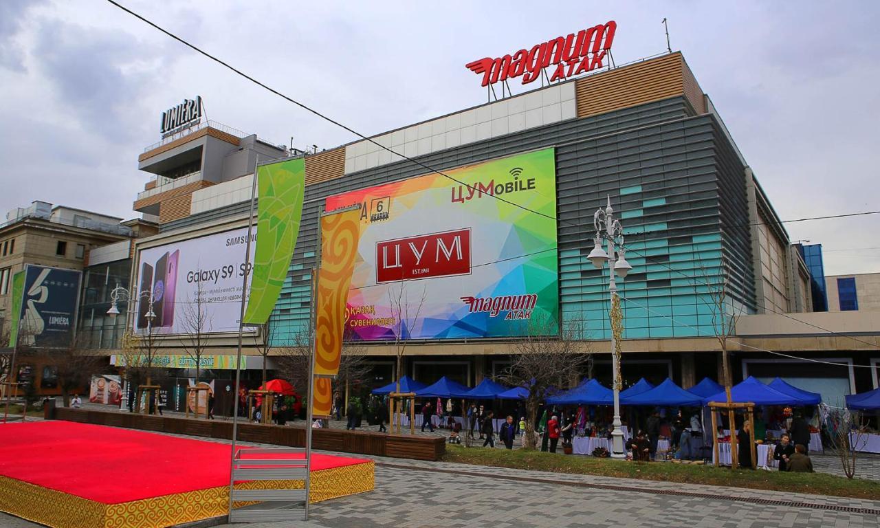Уютная Однокомнатная Квартира В Историческом Центре Города Almatý Exterior foto